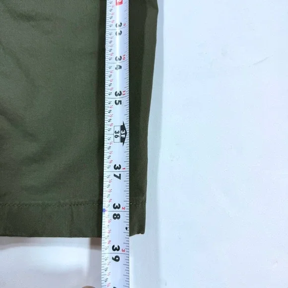 J Crew Tech Pants Mens 29x32 Green Preppy Chino 484 Slim Fit Performance Casual - Picture 10 of 10